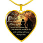 To My Wife Heart Necklace - Perfect Gift For Wife From Husband On Birthday n-05.12