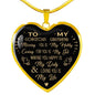 To My Gorgeous Girlfriend Necklace n-05.12