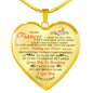To My Fiancee Necklace - Best Necklace from Fiance - Romantic Gifts for Fiancee n-05.12