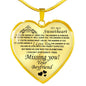 Silver Heart Necklace To My Sweetheart, Wife Pendant Gift For Girl Women Jewelry n-05.12