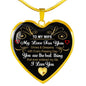 To My Wife - My Love For You Grows & Deepens - Necklace n-05.12