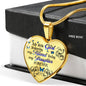 My Little Girl Yesterday My Friend Today My Daughter Forever Luxury Heart Pendant Necklace – Daughter Gifts