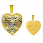 My Little Girl Yesterday My Friend Today My Daughter Forever Luxury Heart Pendant Necklace – Daughter Gifts