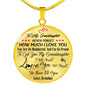 to my granddaughter necklace from grandpa, best gift for granddaughter neck brother 26.12