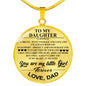 YOU ARE MY LITTLE GIRL - LOVE DAD LUXURY NECKLACE neck brother 26.12