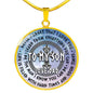 To My Son Circle Necklace - Chain Gift From Dad - Birthday Gifts for Teen Boys neck brother 26.12