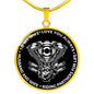 To My Wife necklace - Best Gift For Wife From Husband - Riding Partners For Life neck brother 26.12