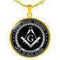 Faith Hope Charity God Is Our Guide Freemasonry Pendant Necklace neck brother 26.12