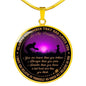 To My Daughter Pendant Necklace - Father And Daughter Chain Gift From Dad neck brother 26.12