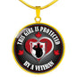 Pendant Necklace This Girl is Protected by a Veteran - Canadian Edition neck brother 26.12