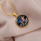 Perfect Gifts Daughter Necklace, This Girl Is Protected By A Veteran, Daughter Gifts From Dad 14k White Gold on Christmas, Brithday, Vacation Gifts B099BNMBHY