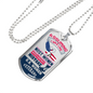USA Military Dog tag Necklace Women Army veteran- Best Gifts On Independence Day