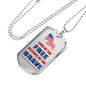 Independence day Dog tag Necklace Jewelry - Memorial Best gifts On 4th July