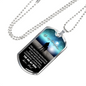 To My Daughter Dog Tag - Necklace Jewelry - Personalized birthday Gifts For Kid