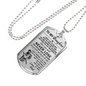 Bushido Pendant Necklace - Samurai Daughter Dog tag Unique Gifts idea