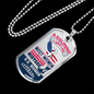 USA Military Dog tag Necklace Women Army veteran- Best Gifts On Independence Day