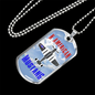 US Independence Day Dog Tag - AMERICAN MUSTANG - Necklace Jewelry.for 4th July.