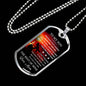 Mother Son Dog Tag Chain Necklace For Boy, Perfect Birthday Gifts For Teen Boys