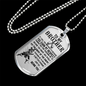 Samurai Japan To My Brother Dog Tag Necklace Jewelry - Best Gifts For Partner