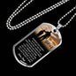 Dog Tag To My Son Necklace Jewelry - HOT DESIGN - NEW VERSION - Meaningful Quote - I Pray You Will Always be Safe - Cool Gifts For Boys