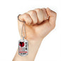 Karate-do To My Son/ Brother Dog Tag Chain Inspirational Gifts For Boys/ Men