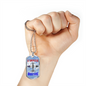 US Independence Day Dog Tag - AMERICAN MUSTANG - Necklace Jewelry.for 4th July.