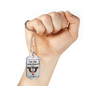 The 2nd amendment is my gun permit 1791 - Military Dog Tag - Veteran Necklace