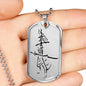Bushido Pendant Necklace - Samurai Japanese To My Son Dog tag -Unique Gifts idea