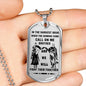 Stainless Steel - Viking Warrior Necklace Jewelry - We Will Fight Them Together - Brother Necklace For Men -LIMITED VERSION - Best Brother Birthday Gifts