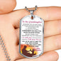 To My Granddaughter Necklace Pendant - Inspirational Quote Sayings For Her - Personalized Birthday Gifts Ideas For Kids From Grandma On Anniversary, Xmas..
