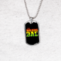 To My Father Dog Tag Necklace - The Walking Dad - Unique Gifts for Men