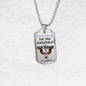 The 2nd amendment is my gun permit 1791 - Military Dog Tag - Veteran Necklace