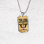 The 2nd Amendment Is My Gun Permit 1791 - Military Dog Tag - Veteran Necklace