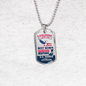USA Military Dog tag Necklace Women Army veteran- Best Gifts On Independence Day