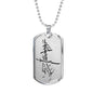 Bushido Pendant Necklace - Samurai Japanese To My Son Dog tag -Unique Gifts idea