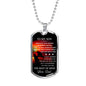 To My Son Dog Tag Chain Luxury Necklace For Teen Boy Great Gift For Son From Dad