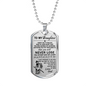 Bushido Pendant Necklace - Samurai Daughter Dog tag Unique Gifts idea