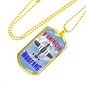 US Independence Day Dog Tag - AMERICAN MUSTANG - Necklace Jewelry.for 4th July