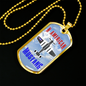 US Independence Day Dog Tag - AMERICAN MUSTANG - Necklace Jewelry.for 4th July