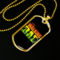 To My Father Dog Tag Necklace - The Walking Dad - Unique Gifts for Men