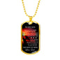 To My Son Dog Tag Chain Luxury Necklace For Teen Boy Great Gift For Son From Dad