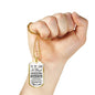 To My Son Quote I Wish You The Strenghth Dogtag Necklace Luxury Love, Dad
