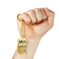 To My Man Dog Tag Chain - Men military Pendant husband-19.12
