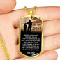 Dog Tag To My Son Necklace Jewelry - HOT DESIGN - NEW VERSION - Meaningful Quote - I Pray You Will Always be Safe - Cool Gifts For Boys