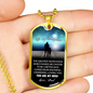 To My Daughter Dog Tag - Necklace Jewelry - Personalized birthday Gifts For Kid