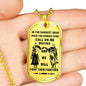 Viking Warrior Necklace Jewelry - We Will Fight Them Together - Brother Necklace For Men -LIMITED VERSION - Best Brother Birthday Gifts, Stainless Steel