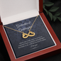 Infinity Hearts Necklace, Godmother & Goddaughter Necklace, Birthday Gift For Godmother From Goddaughter, Godmother Gift, Jewelry For Gold Luxury necklace ASIN: B0923L2FS8