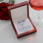 To my Smokin hot Soulmate Necklace, Birthday For Wife Anniversary From Husband, Wedding, Anniversary, Gift for Wife, Necklace for Wife Luxury Jewelry styles On Birthday, Xmas, Anniversary,One Size