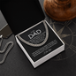 Gifts for Father - you are my Hero, me role model - To My Dad Cuban Chain Necklace, Gift for Him - To the World You are ONE, But to Me you are the World - Dad Birthday, Father's Day Gift