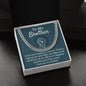 VIRAGIL Gifts Best Brother Gift Idea, To My Brother Gifts, Gift for Brother, Present for Brother Stainless Steel Silver Standard Box B0BLSRZK4L Cubanforbrother11082022_9